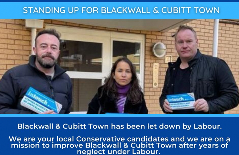 Blackwall & Cubitt Town candidates for a better ward