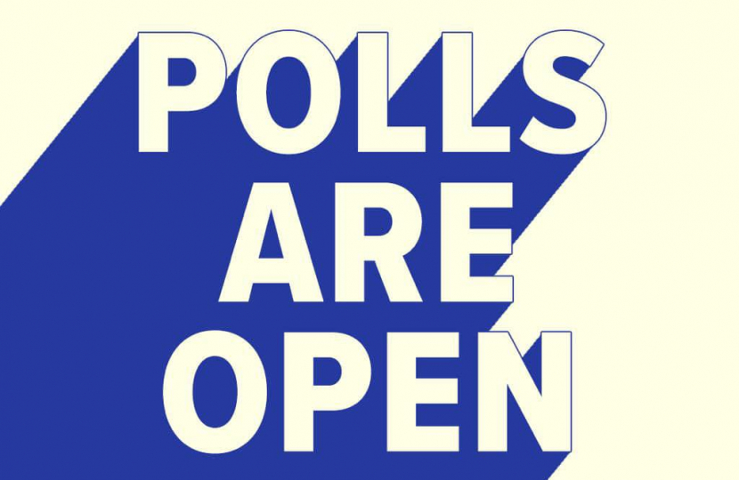 Polls are open - Vote Conservative