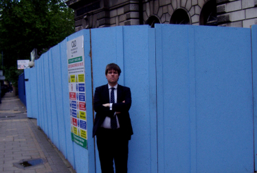 Cllr Craig Aston Outside Of Limehouse Library