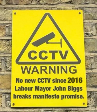 No new CCTV cameras 